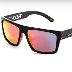 Carve Volley iridium gloss black flame sunglasses